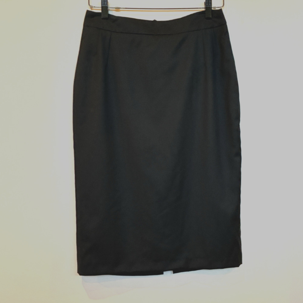 M by Madonna Pencil Skirt w/ Back Slit Black Size US 8
